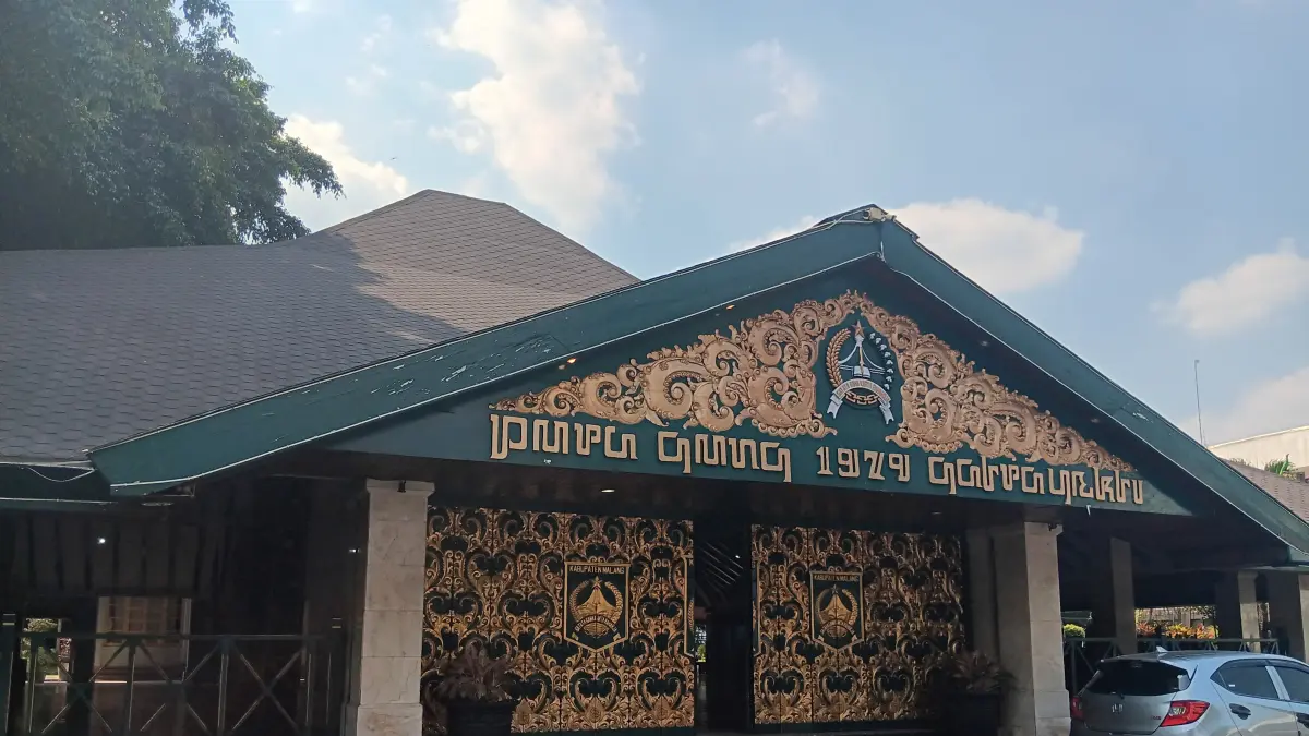 Pendapa Agung Kabupaten Malang. (Indah Mei Yunita/Radar Malang)