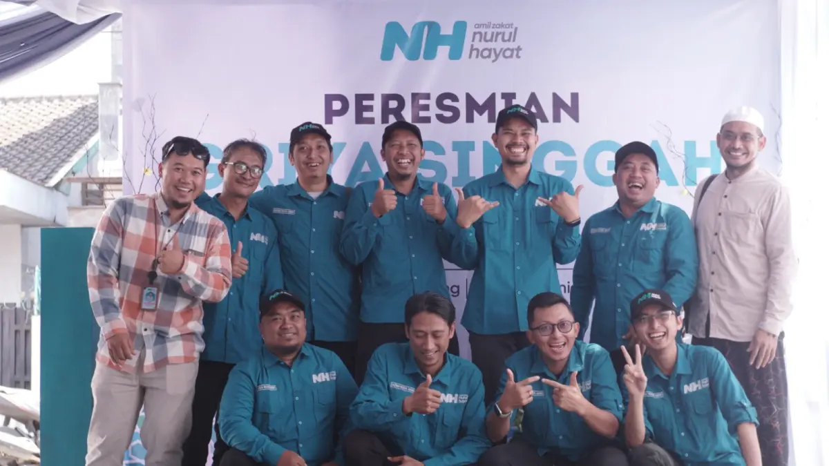 SEMANGAT: Manajemen setelah launching Griya Singgah Pasien (GSP) Nurul Hayat.