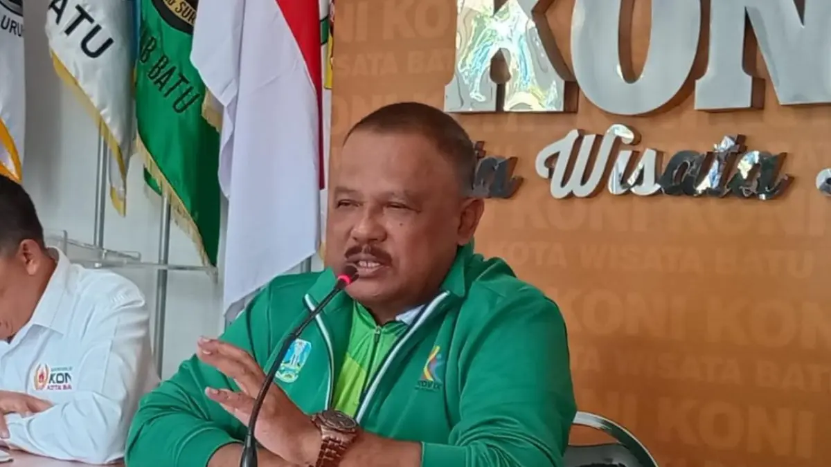 Ketua KONI Kota Batu Sentot Ari Wahyudi. (Istimewa)