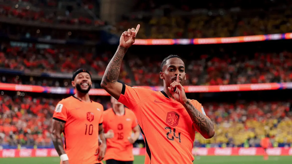 Belanda menang telak 5-1 atas Swedia pada laga kedua Grup F Piala Dunia 2026 (X @alimo_philip).