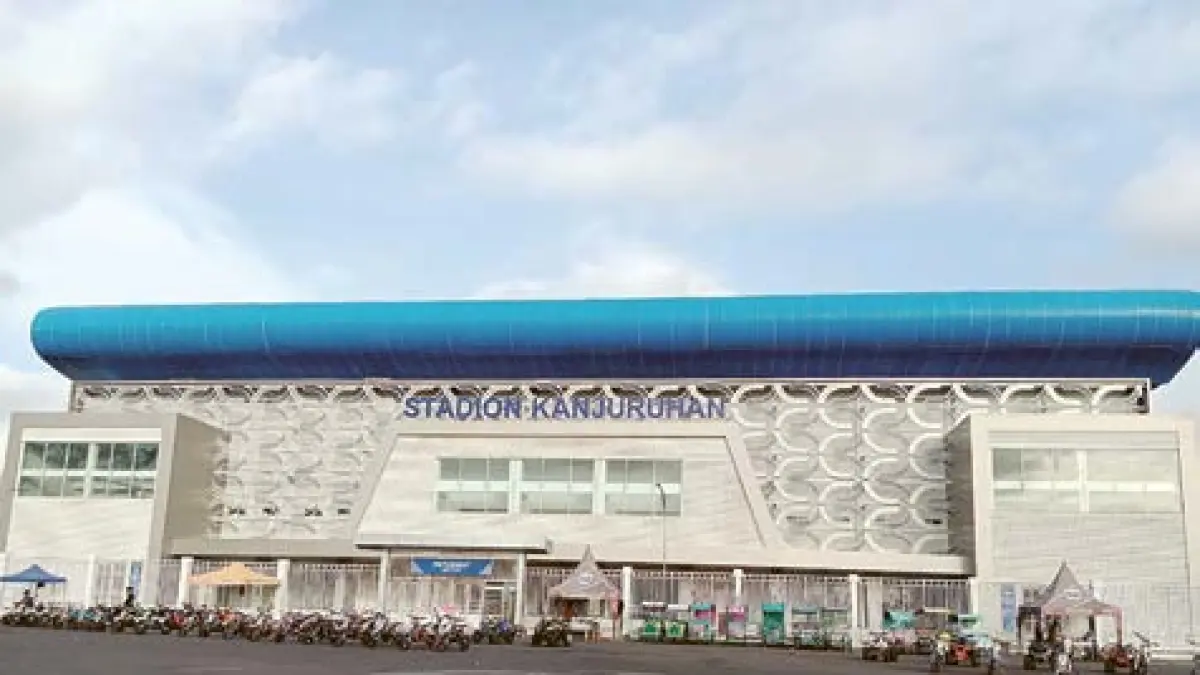 IKON KABUPATEN: Halaman depan Stadion Kanjuruhan merupakan salah titik alternatif untuk pembangunan Alun-Alun Kepanjen.