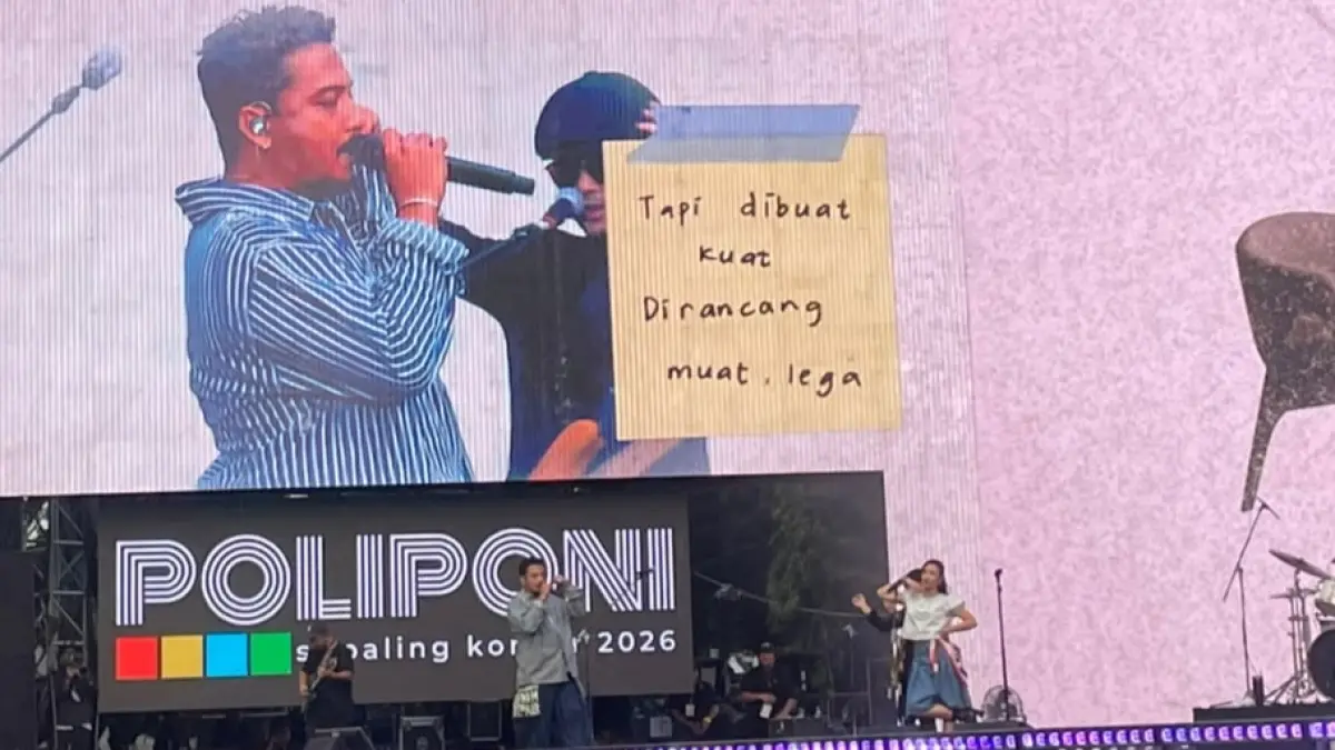 Sal Priadi tampil di Rampal pada Sabtu (20/6). (Andika Satria Perdana/Radar Malang)