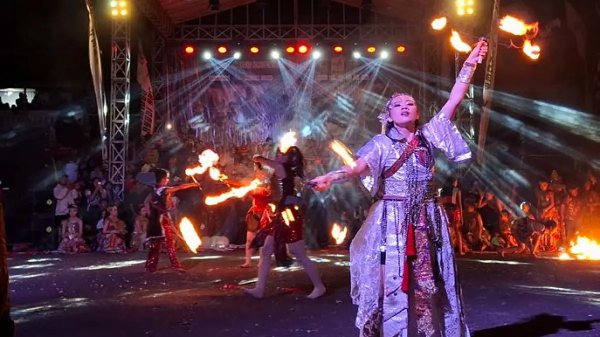 SENI BUDAYA: Berbagai pertunjukan digelar dalam rangka menyambut 1 Muharram.
