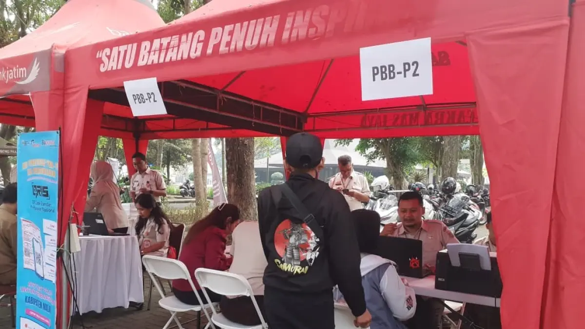 Layanan pembayaran pajak digelar di Pendapa Kabupaten Malang, Kepanjen