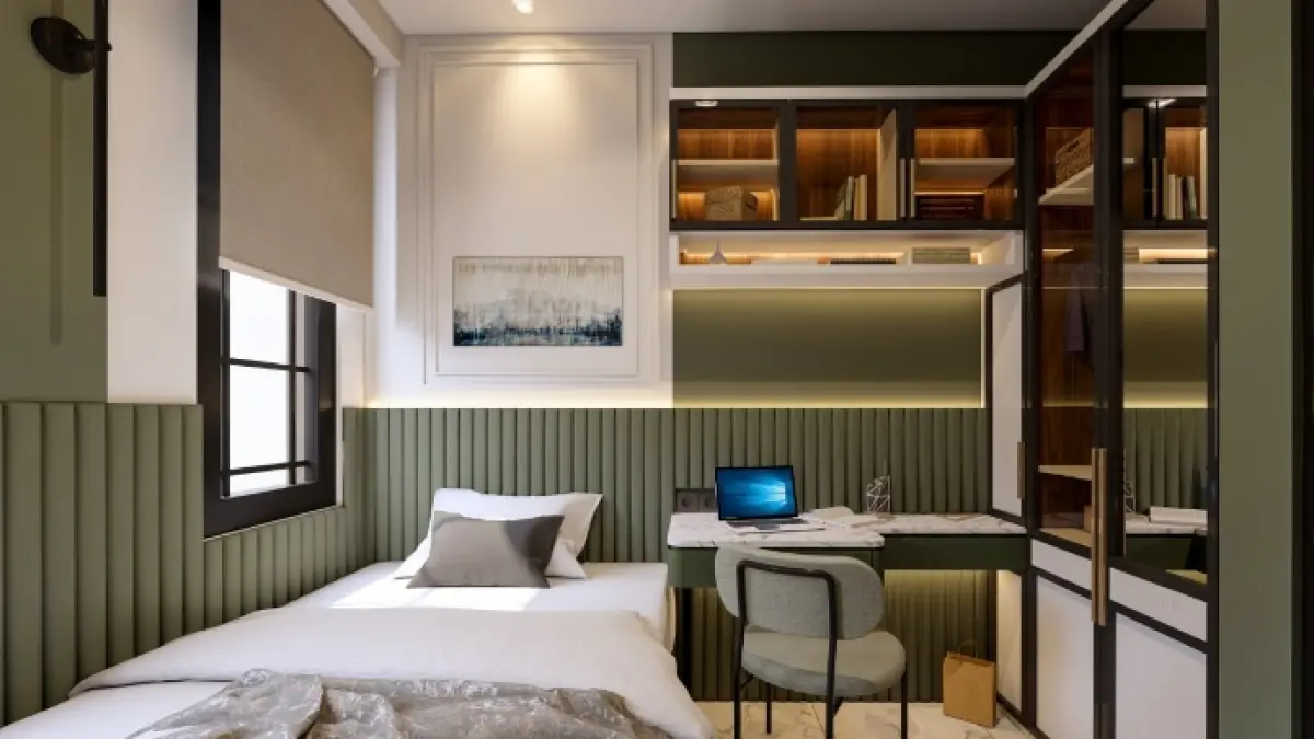 NYAMAN: Setiap unit Apart Kos Brawijaya, dirancang sebagai hunian premium dengan fasilitas kamar full furnished yang telah dilengkapi perabot dan perangkat elektronik.
