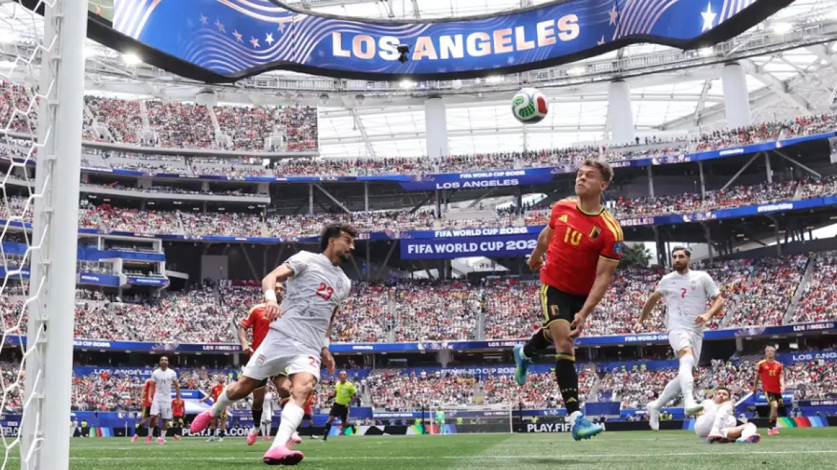 Pertandingan Belgia Vs Iran (Sumber: fifa.com)