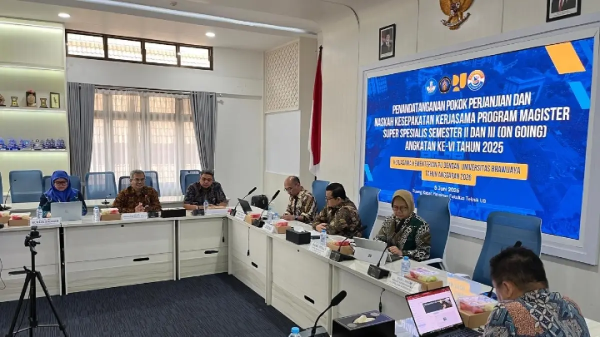 SATU VISI: Kerja sama FTUB dan KemenPU menjadi langkah konkret dalam memperkuat sinergi antara perguruan tinggi dan pemerintah