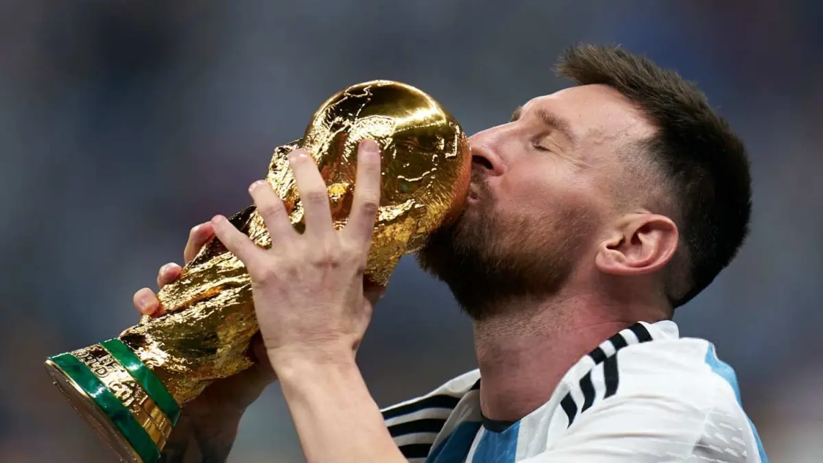 Messi tercatat menjadi world cup all time topscorers (X/TouchlineX)
