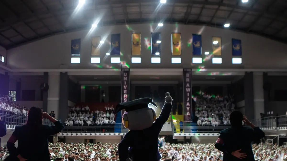 Ospek mahasiswa Universitas Brawijaya 2025 (Sumber: Kemahasiswaan UB - Universitas Brawijaya)