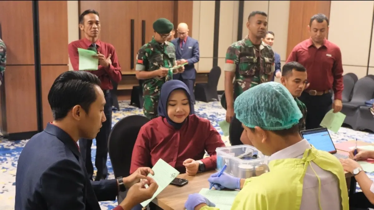 SINERGI: Agenda donor darah yang merupakan kerja sama Aston Malang dan PMI.