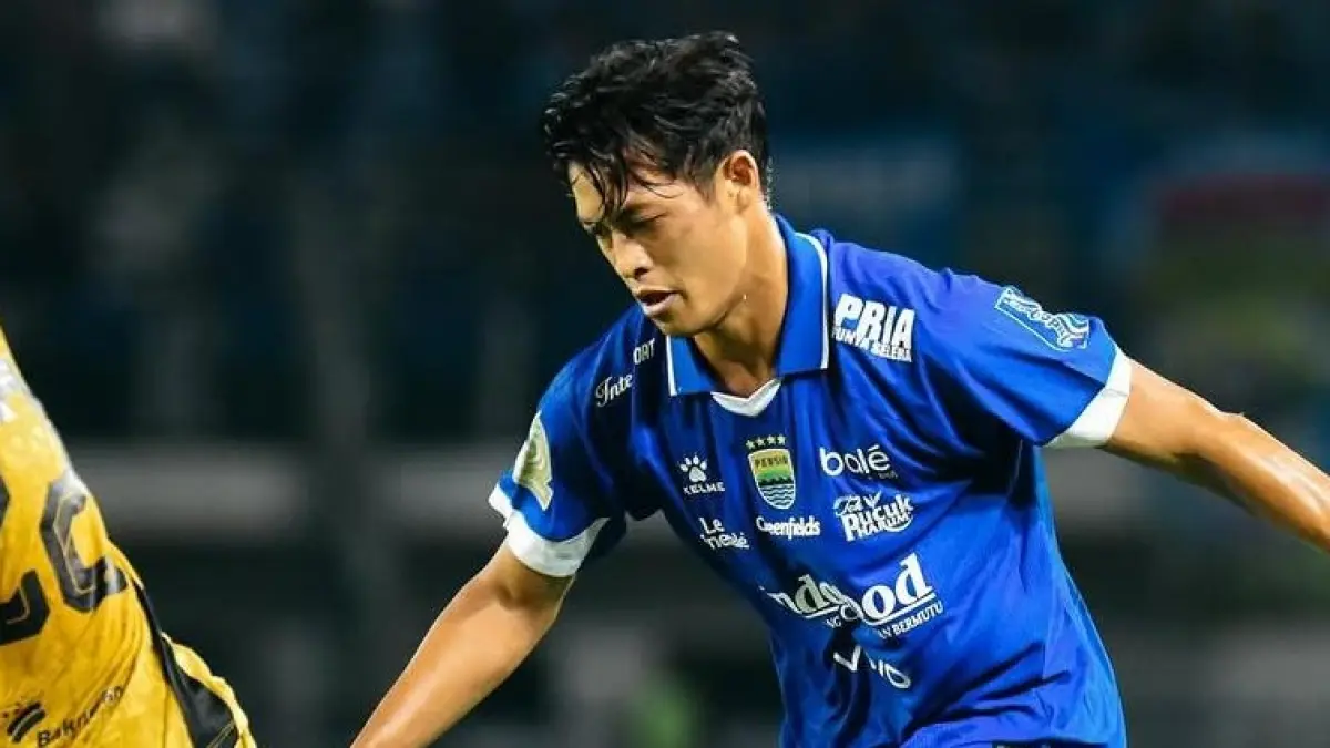 Alfeandra Dewangga saat tampil bersama Persib Bandung di Gelora Bandung Lautan Api (GBLA) Bandung, 22 Desember tahun lalu. (Istimewa)