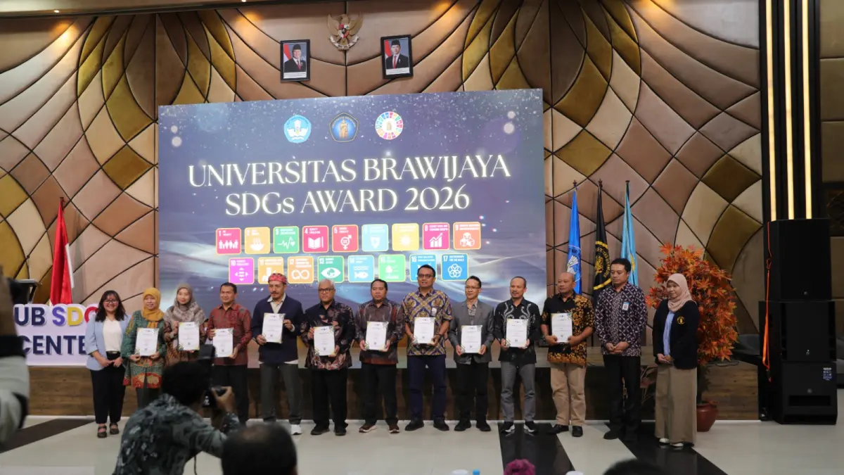 MEMBANGGAKAN: FKG UB meraih tiga prestasi dalam ajang UB SDGs Award 2026.