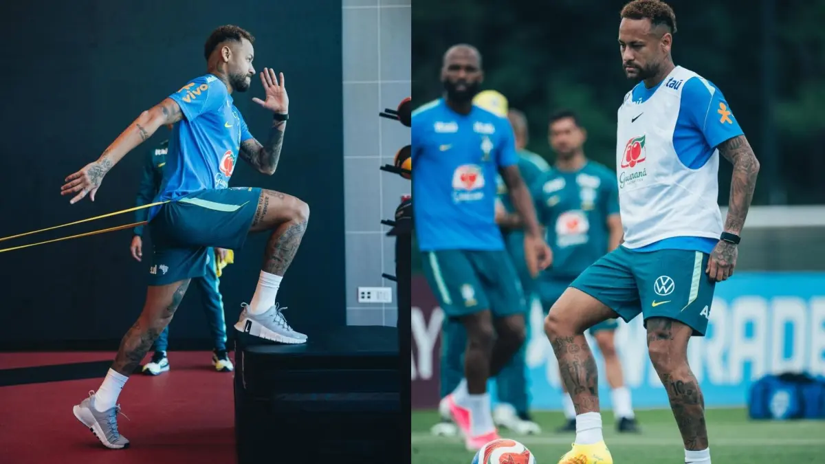 Neymar telah pulih dari cedera betis dan berpeluang menjalani penampilan perdananya bersama Brasil di Piala Dunia 2026 saat menghadapi Skotlandia (Instagram @neymarjr)