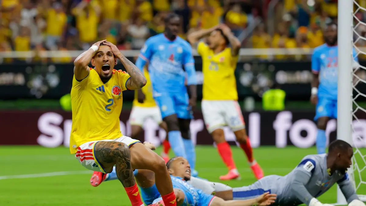 Pertandingan Kolumbia vs DR Congo di babak pertama belum membuahkan hasil. (X: CONMEBOL)