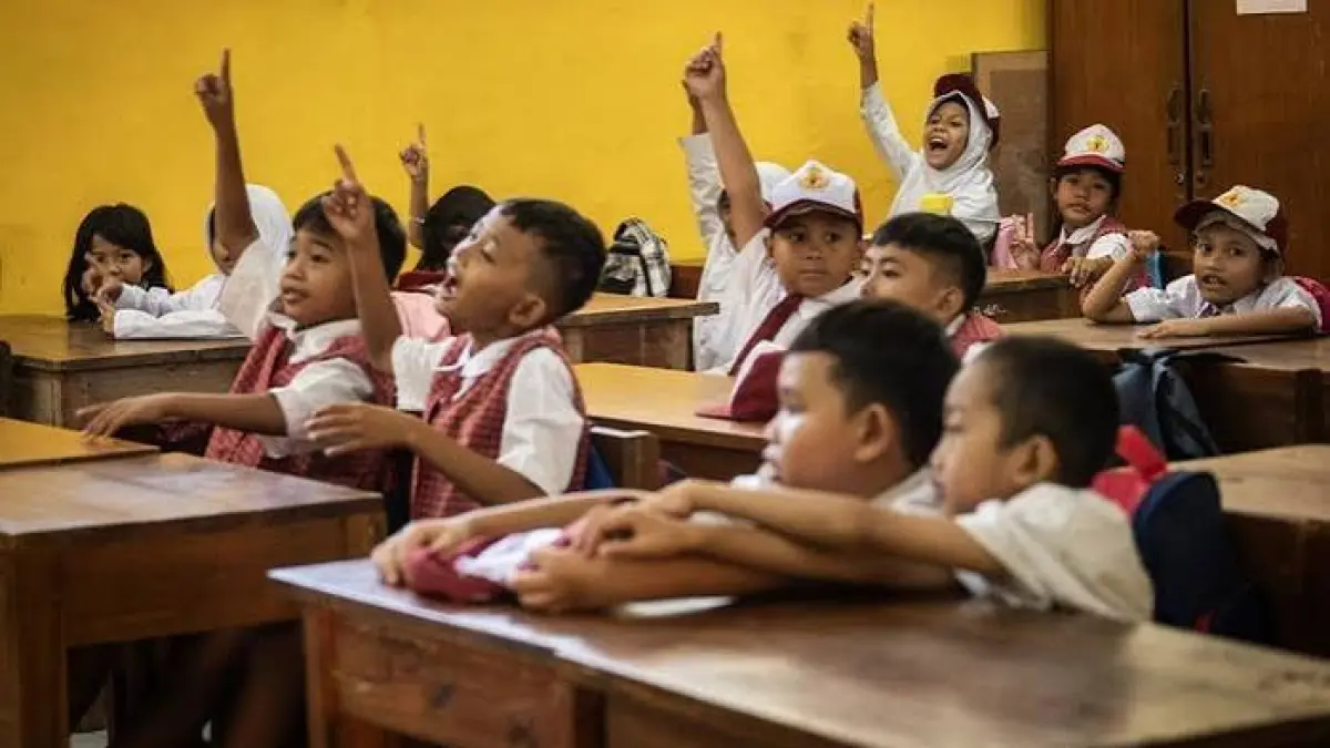 Siswa siswi yang aktif di kelas (Sumber: Jaringan Pemantau Pendidikan Indonesia (JPPI))