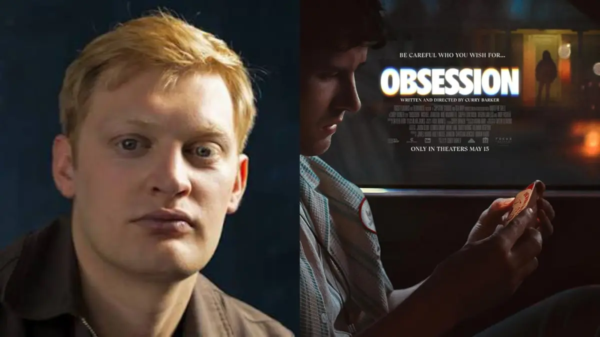 Curry Barker dan poster film Obsession (Sumber: Variety)