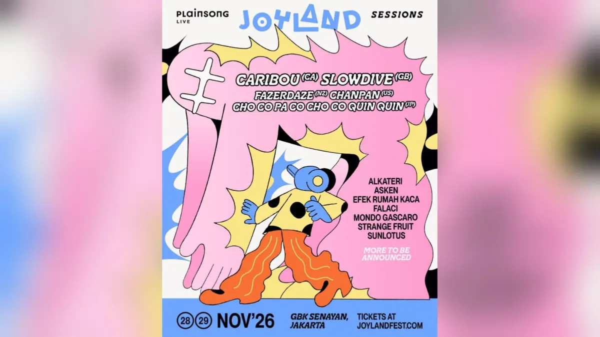 Joyland Fest 2026 resmi mengumumkan lineup fase pertama. (Sumber: Instagram @joylandfest)
