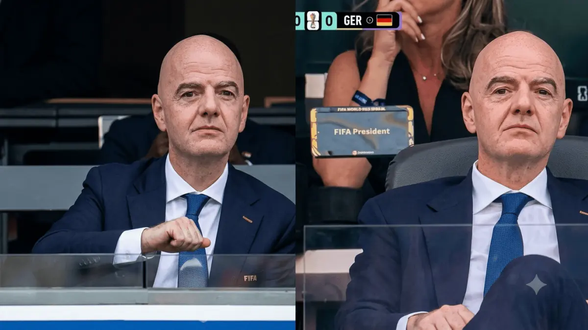 Presiden FIFA Gianni Infantino. (@Langsunggaya / Tiktok)