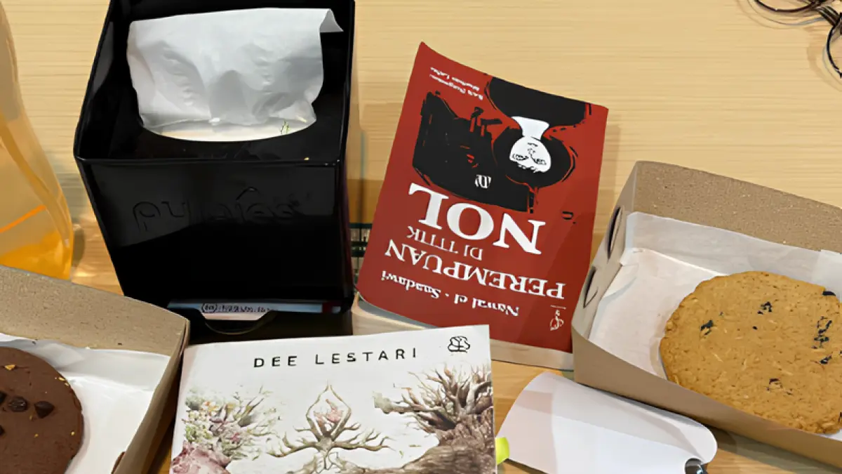Membaca buku di Perpus Library Cafe (Sumber: Dokumentasi Sherly ANA/Radar Malang)