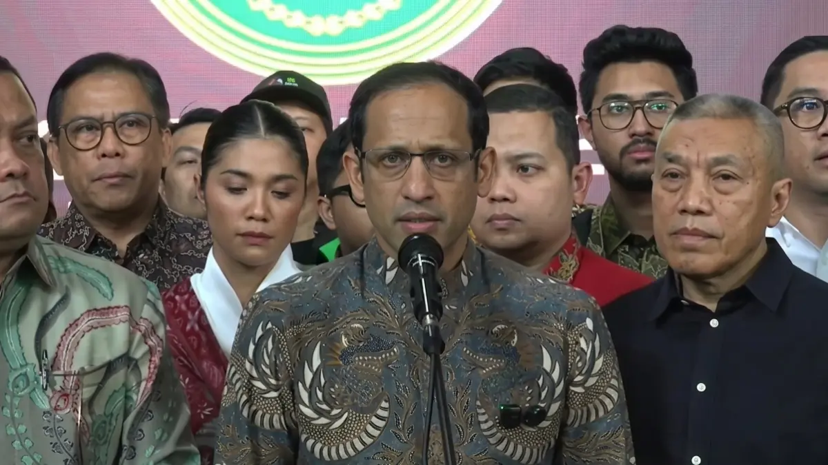 NADIEM MAKARIM PASCA SIDANG: Divonis Sepuluh Tahun Penjara Kasus Dugaan Korupsi Pengadaan Chromebook dan CDM (Sumber: Istimewa).