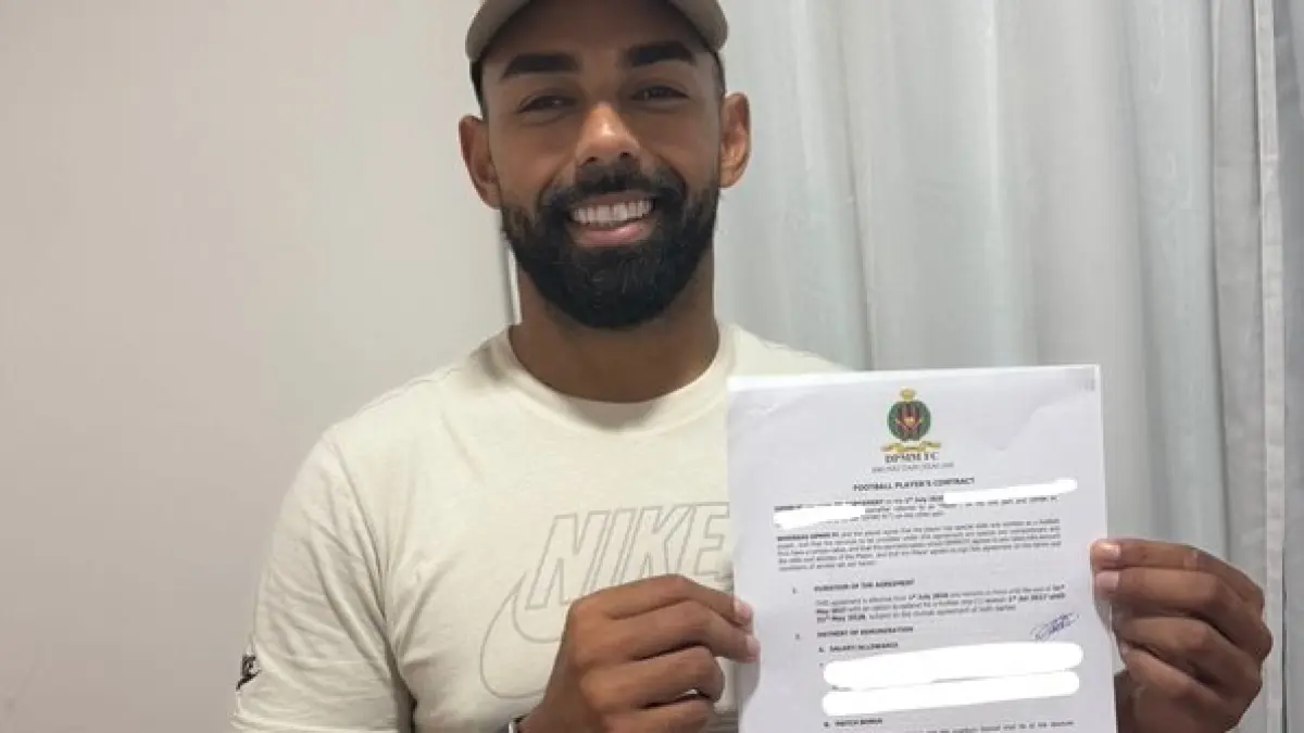 Dalberto Luan Belo resmi bergabung dengan DPMM FC untuk kompetisi 2026/2027. (Website Resmi DPMM FC)