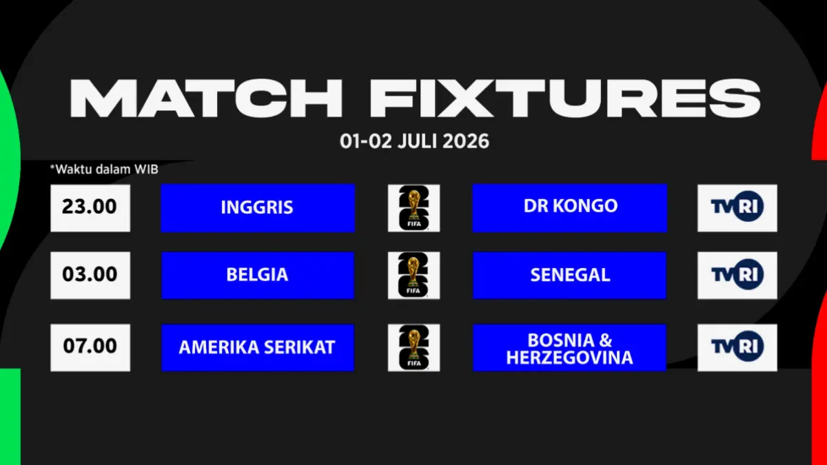 Enam negara akan bertanding pada lanjutan babak 32 besar Piala Dunia 2026 (X @idextratime)