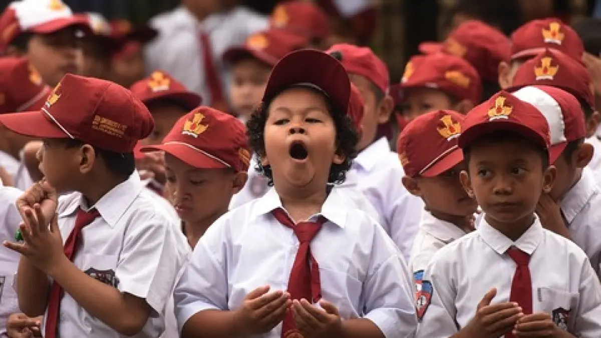 Hari pertama masuk sekolah (Sumber: BeritaSatu.com)