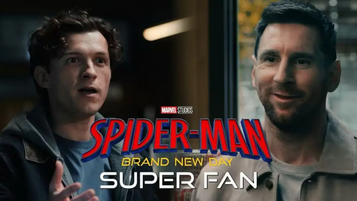 Messi dalam video promosi film Spider-Man: Brand New Day (youtube/Sony Pictures Entertainment)
