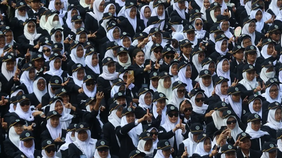 BANYAK YANG MUNDUR: Sejumlah maba UM mengikuti sesi PKKMB, tahun lalu. Tahun ini ada 526 calon maba UM jalur SNBT yang tak daftar ulang. (Darmono/Radar Malang)