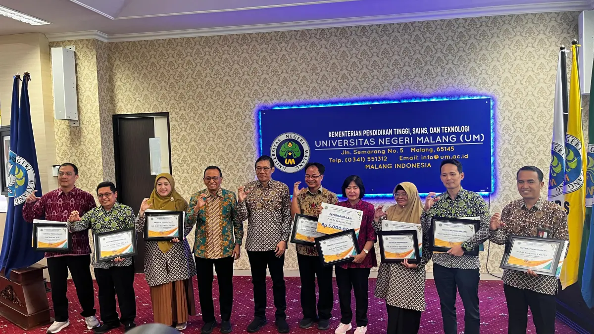 BERKUALITAS: Sivitas akademika di Universitas Negeri Malang (UM).