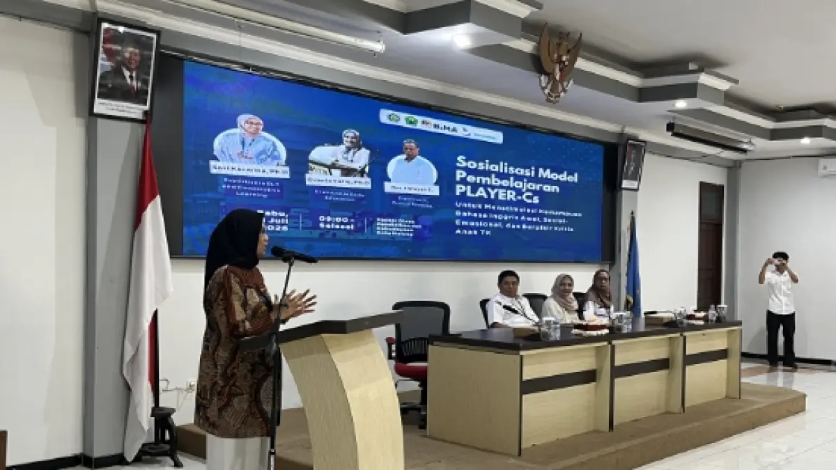 INOVATIF: Pembukaan sosialisasi Model Pembelajaran PLAYER-Cs.