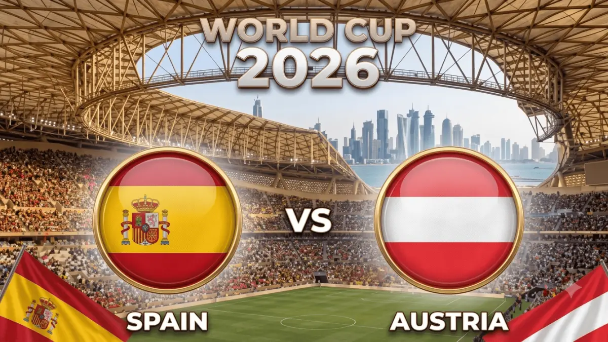 Spanyol VS Austria merebutkan posisi 16 besar. (Seatpin / Google)