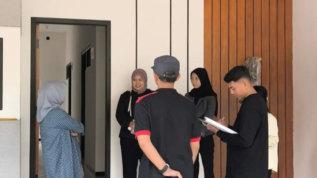 TERPERCAYA: Satu unit rumah kos di Graha Agung Highland yang dibeli untuk masa pensiun.