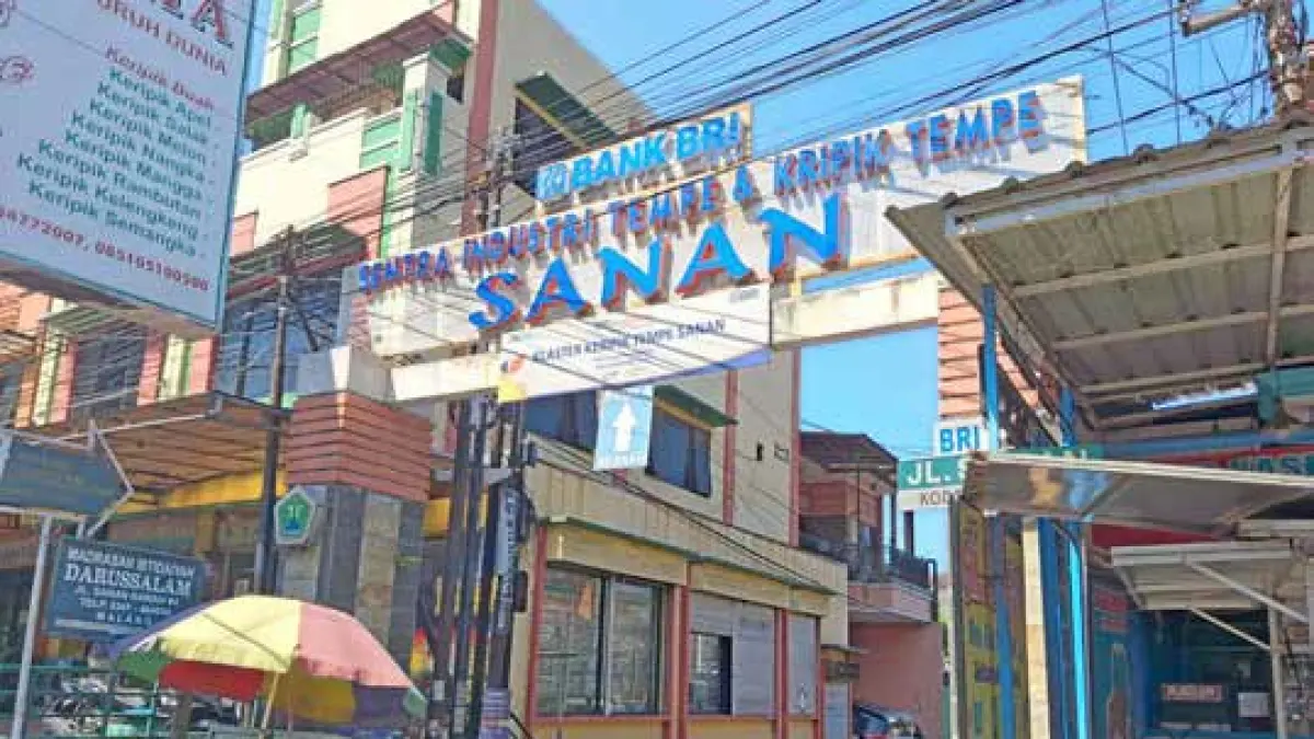 EKONOMI TUMBUH: Sentra industri tempe dan keripik tempe Sanan jadi salah sektor penggerak ekonomi di Kota Malang.&nbsp;