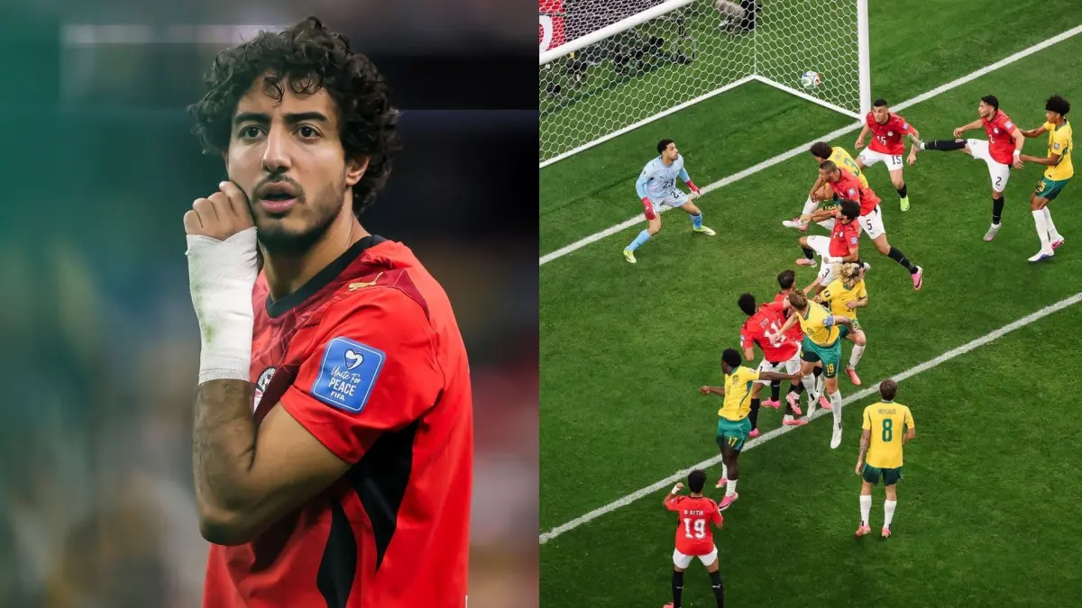 Gol bunuh diri Mohamed Hany saat Mesir menghadapi Australia mencetak rekor baru (X @brfootball)