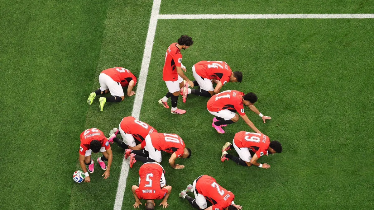 Mesir lolos ke 16 besar lewat adu penalti dengan skor sempurna (x/hqpcrt)