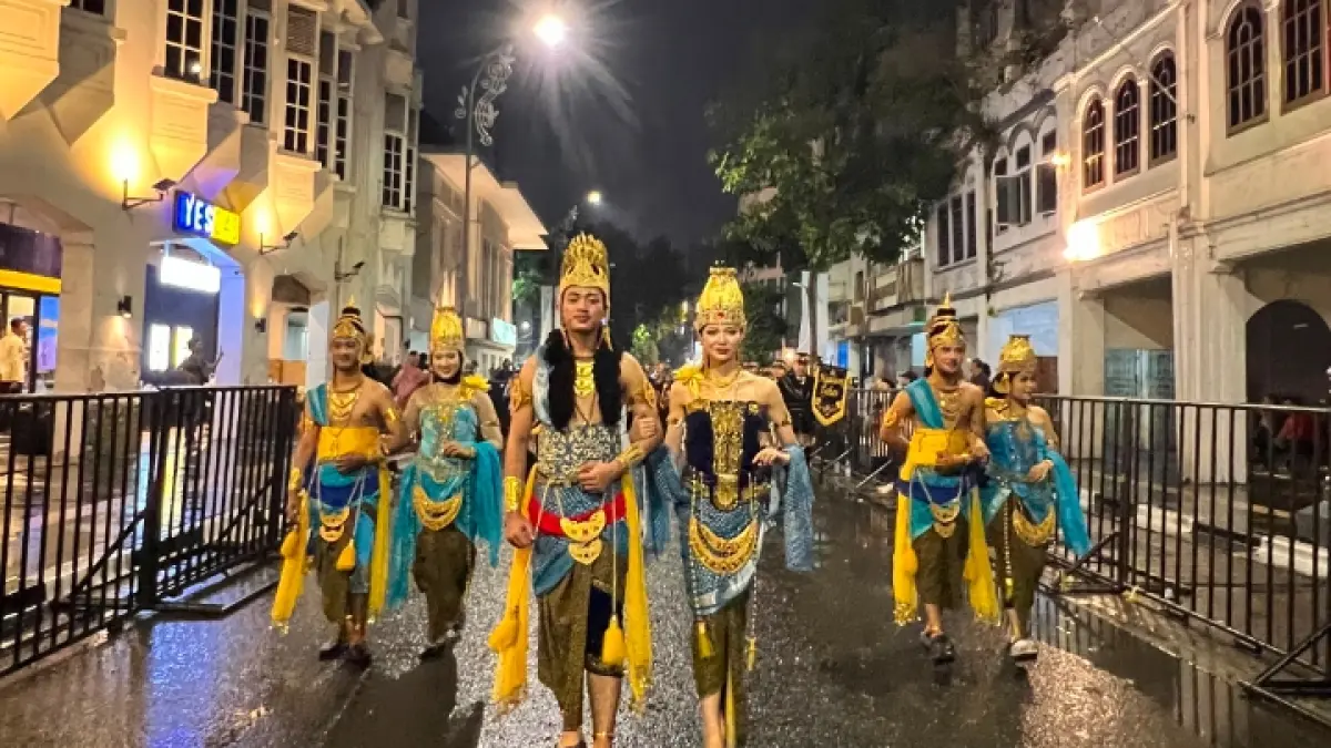 SEMARAK: Kota Malang turut memeriahkan Karnaval Budaya The Sparkling of Local Heroes & Culture (2/7).