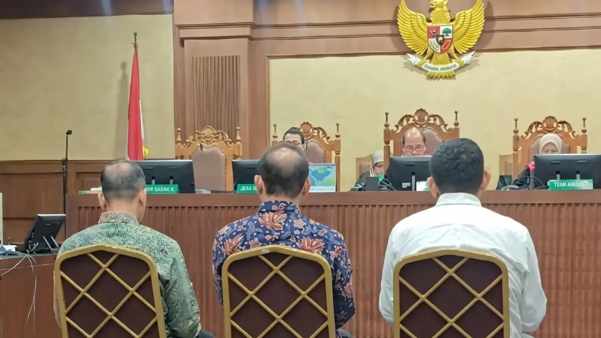 SIDANG DAKWAAN: Tiga Pejabat Ditjen Bea Cukai Didakwa Menerima Suap hingga Rp78,8 Miliar (Sumber: Istimewa).