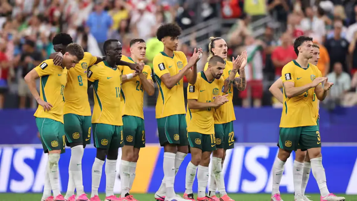 TIMNAS AUSTRALIA: Gagal Melaju ke Babak 16 Besar setelah Kalah Adu Penalti dengan Mesir (Sumber: FIFA via Getty Images).