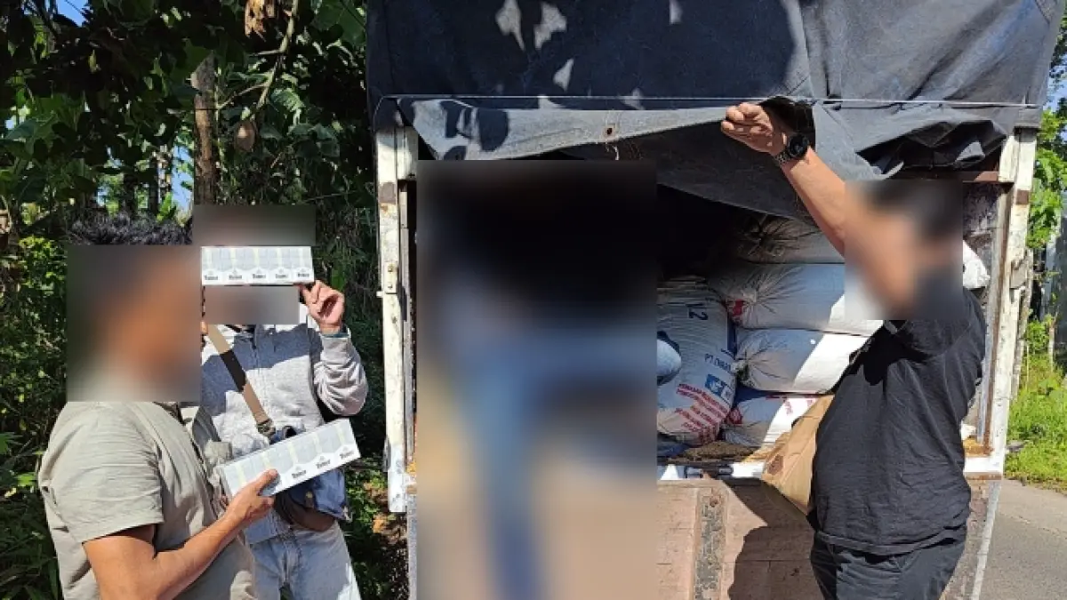 ILEGAL: Rokok yang disita dalam razia 29 Juni lalu.