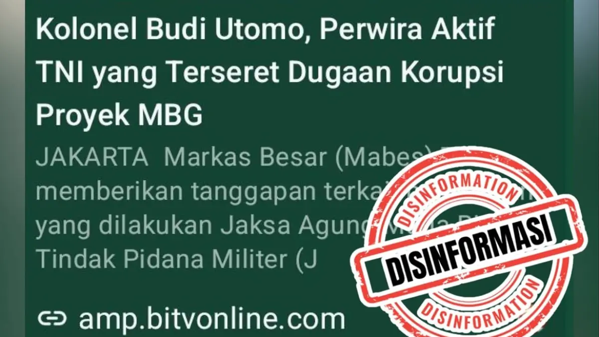 KLARIFIKASI KEMHAN: Meluruskan Informasi Keterlibatan Letjen Tri Budi Utomo dalam Kasus Korupsi MBG yang Beredar di Media Sosial (Sumber: Instagram @kemhanri).