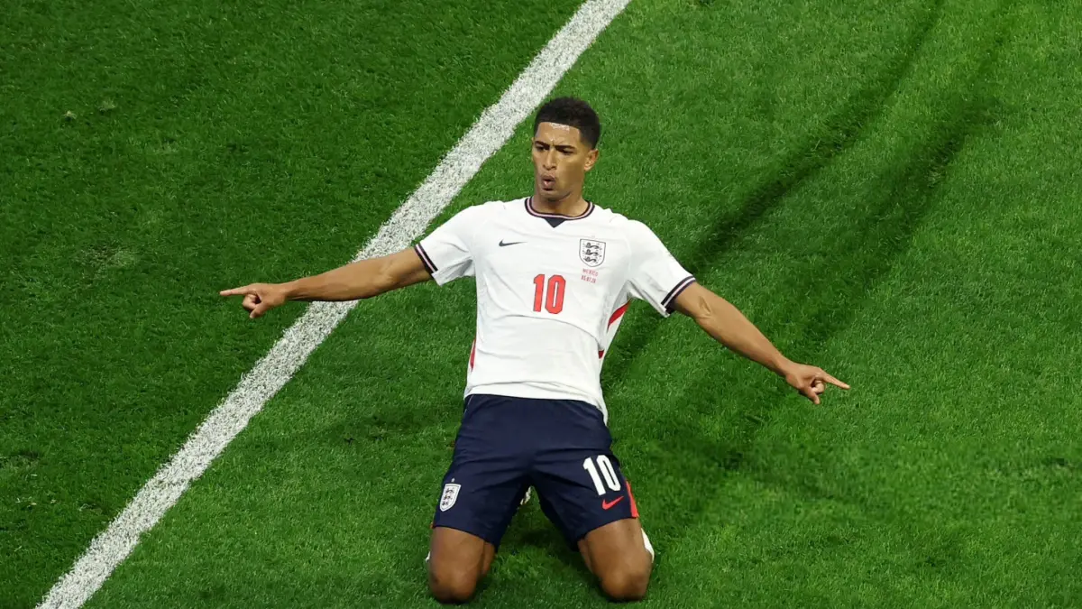 Inggris unggul 2-1 atas Meksiko di babak pertama perempat final Piala Dunia 2026 (X/HQpcrt)