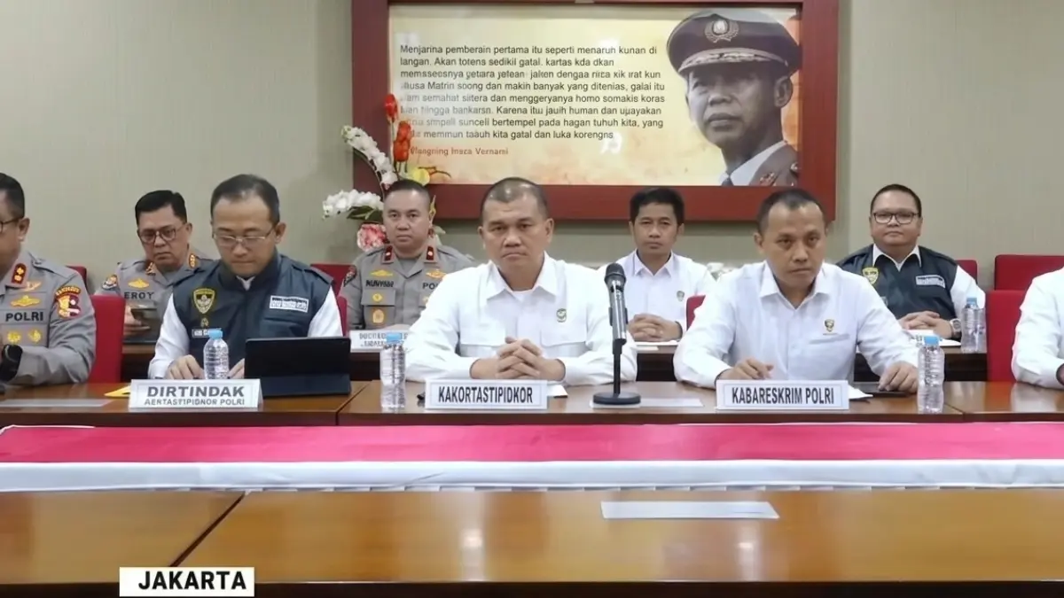 KONFERENSI PERS: Kortastipidkor Naikkan Kasus Dugaan Korupsi Pengadaan Batu Bara ke Tahap Penyidikan (Sumber: Istimewa).