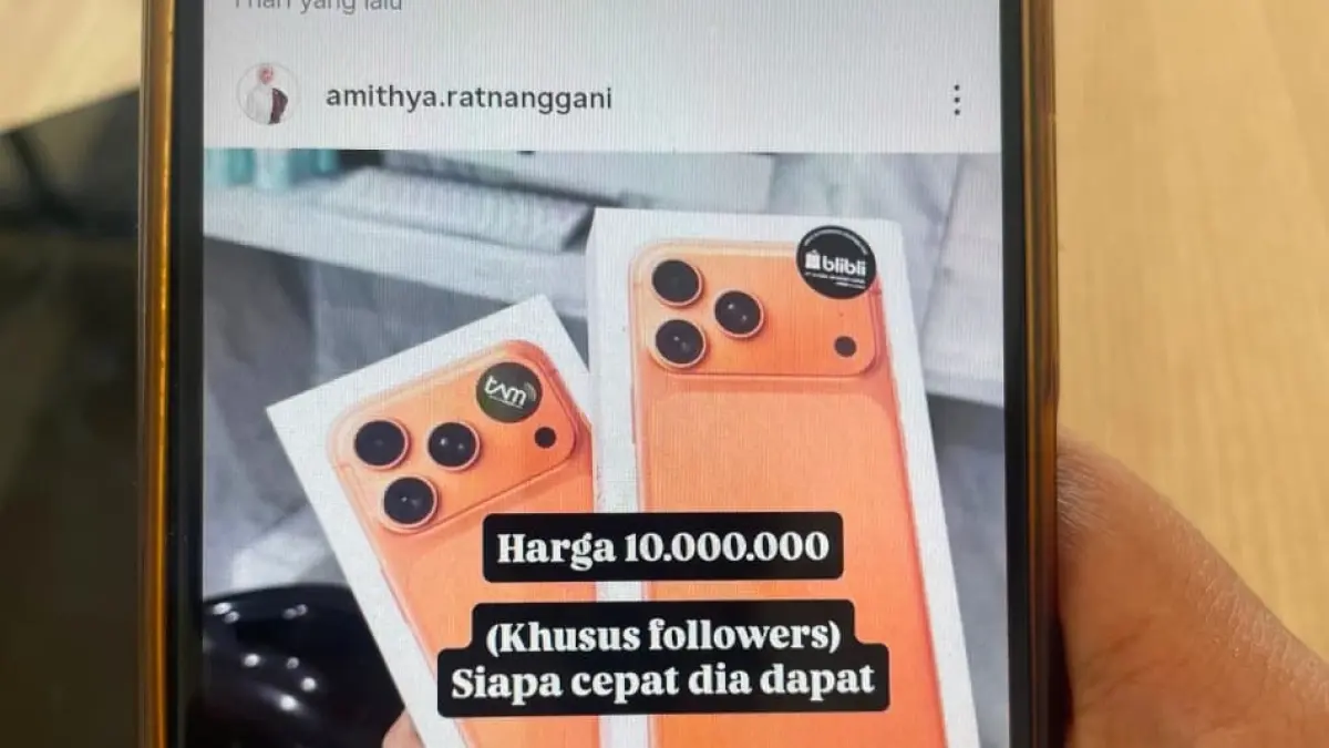 Akun Instagram Ketua DPRD Kota Malang Amithya Ratnanggani diretas. (Andika Satria Perdana/Radar Malang)