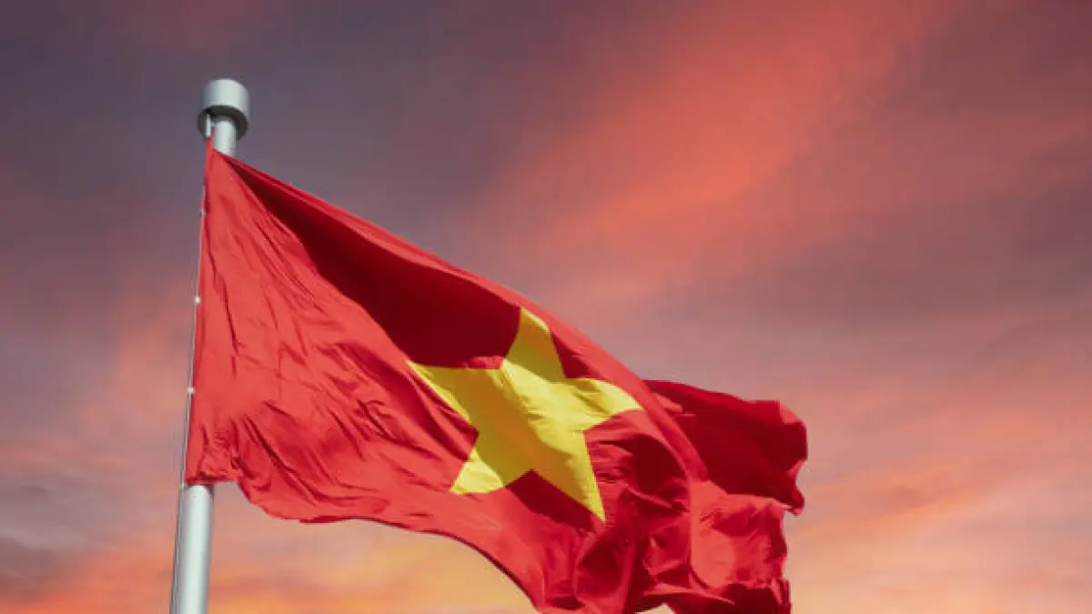 Potret Bendera Vietnam (Foto: Getty images/CraigHastings)