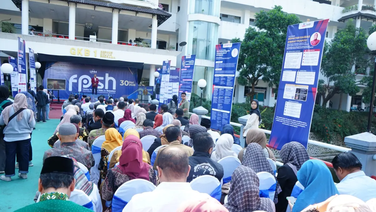 RAMAI: Suasana peresmian fakultas baru di Jembatan Gedung Kuliah Bersama (GKB) 1.