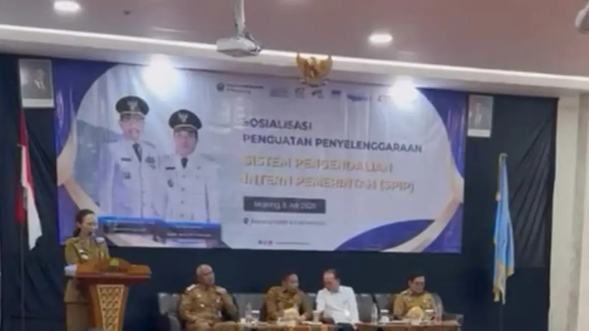 Rapat Sosialisasi Penyelenggaraan SPIP di Hotel Savana Malang. (Sumber: Instagram/@pemkotmalang).