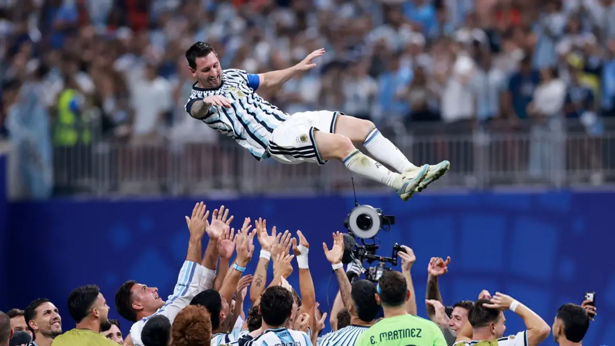Lionel Messi Pecahkan Rekor Maradona Menjadi Raja Assist (X/Argentina)
