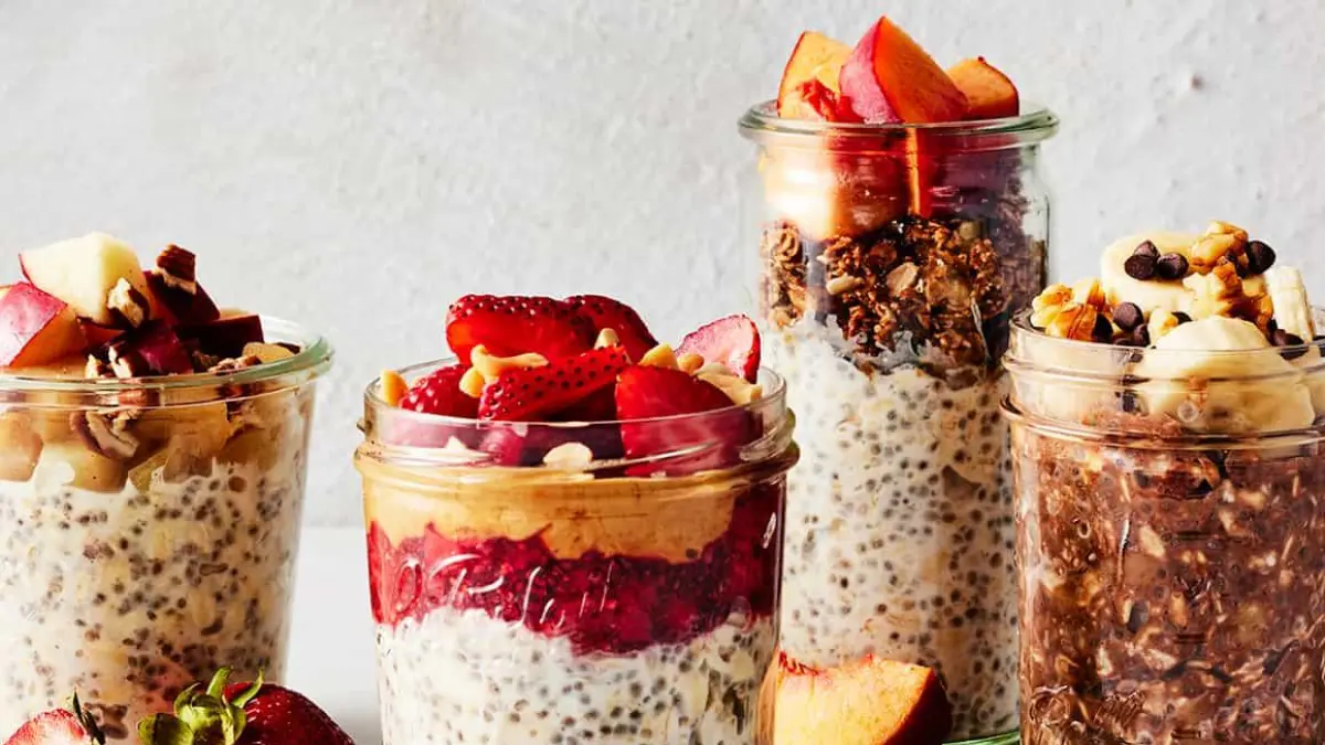 ILUSTRASI Overnight oatmeal menjadi menu yang digemari akhri-akhir ini. (Google)