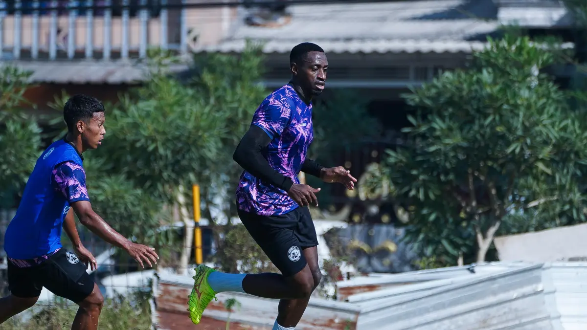 Matheus Blade kembali latihan bersama Arema FC. (MO Arema FC)